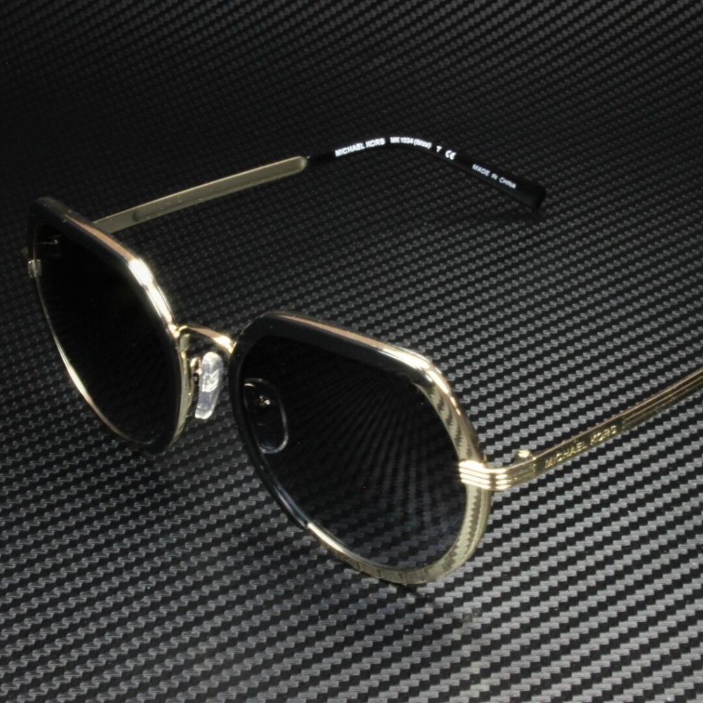 Michael Kors Gold Grey 53mm Sunglasses